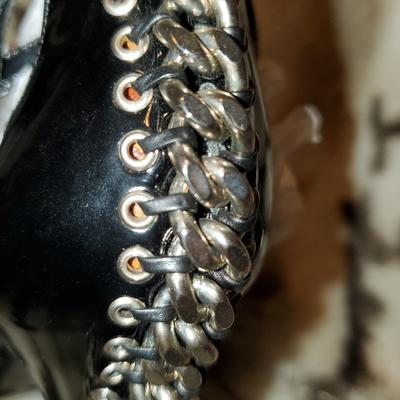 🔥 Authentic Versace Chain Heels 🔥 - Picture 2 of 16